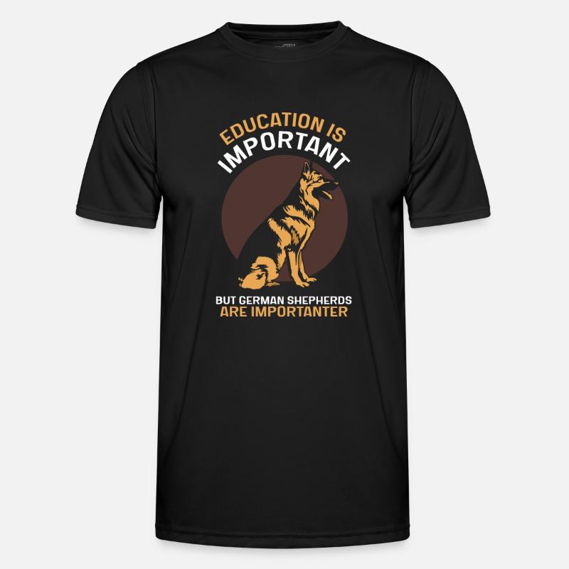 German Shepherds are importanter Männer Funktions-T-Shirt