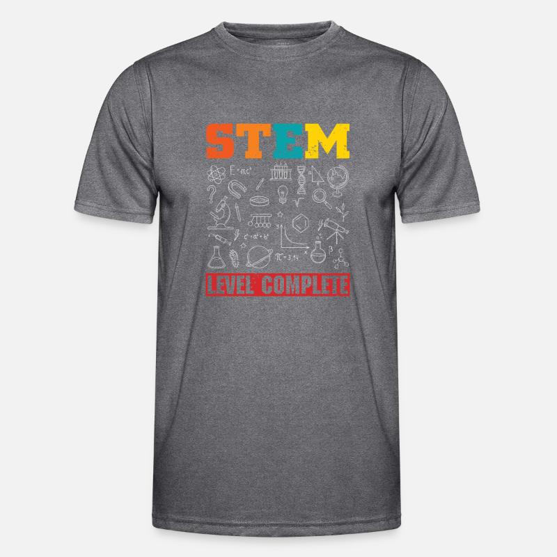 STEM - Level Complete Männer Funktions-T-Shirt