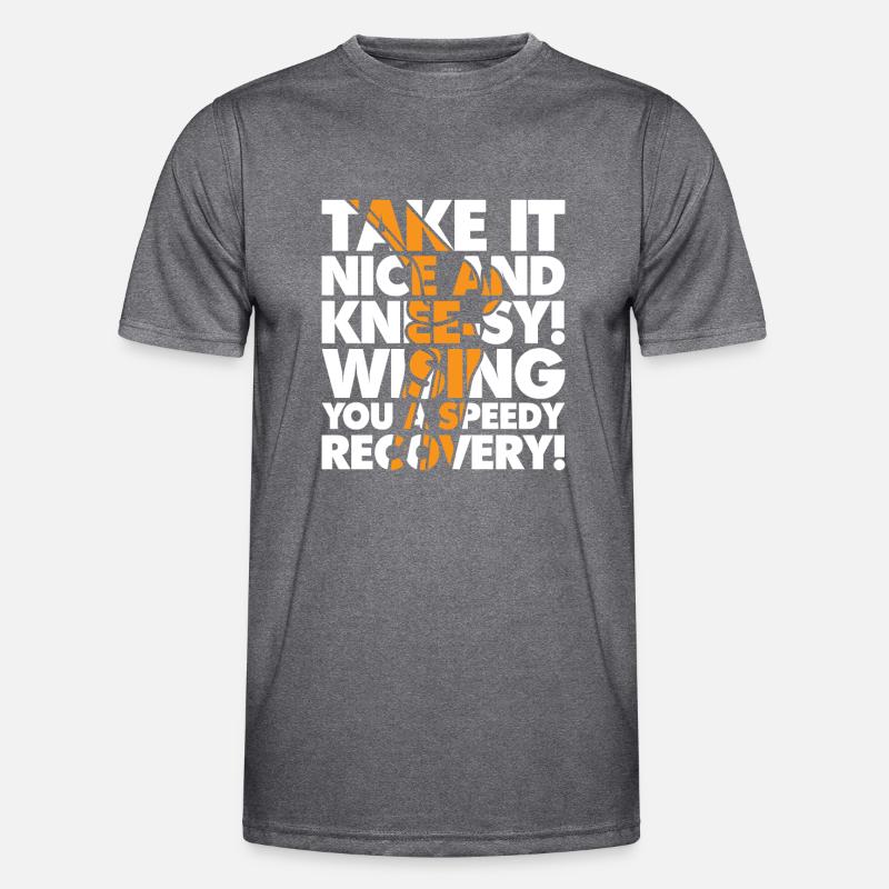 Take it nice and Knee-Sy Männer Funktions-T-Shirt