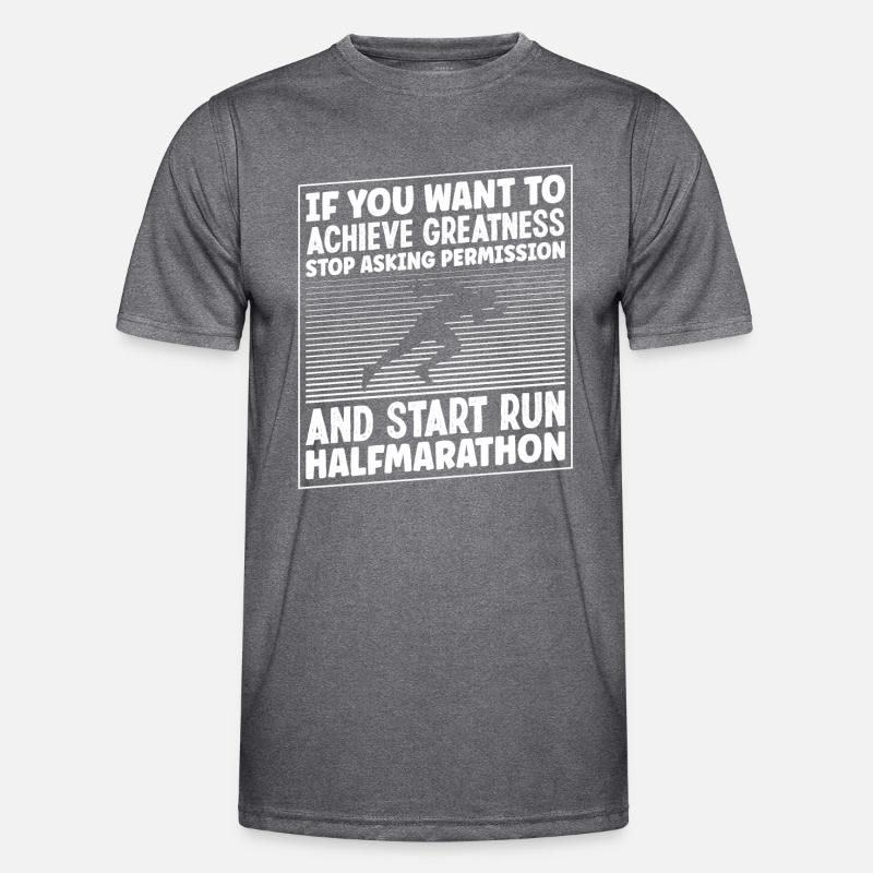 start run halfmarathon Männer Funktions-T-Shirt