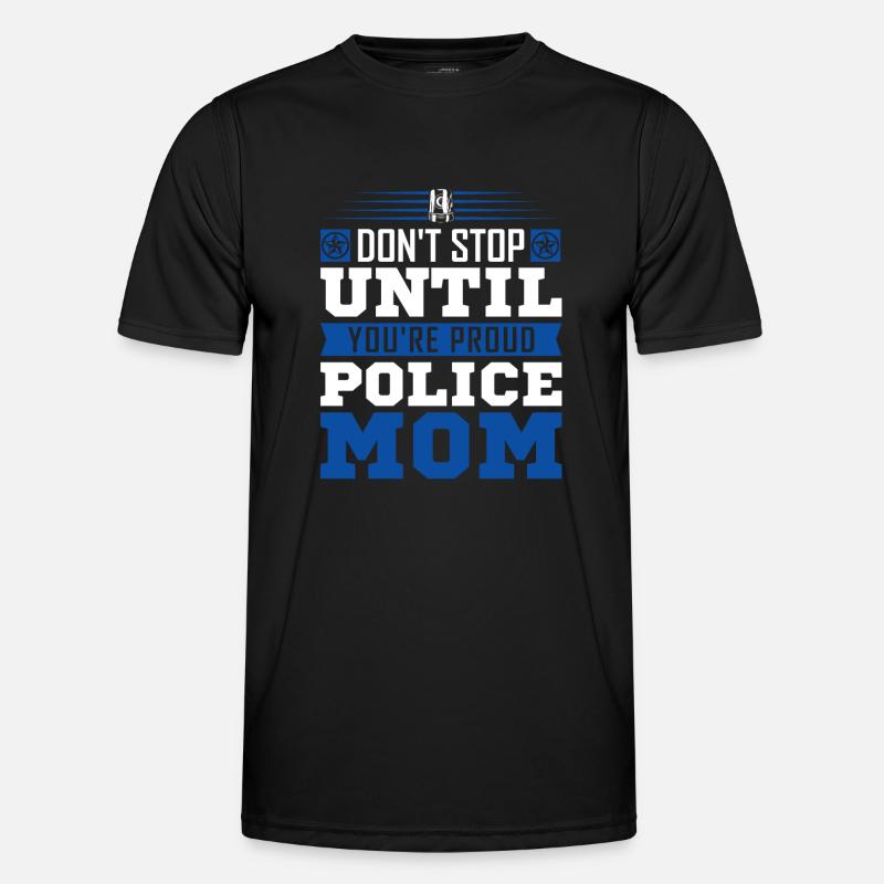 Polizei Polizist Polizeibeamte - Männer Funktions-T-Shirt - Schwarz