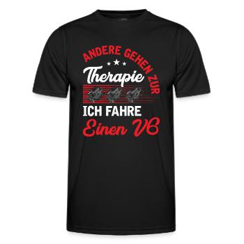 6 Zylinder Tuner Tuning V6 - Männer Funktions-T-Shirt - Schwarz - Vorne - AI Model Male 178 dark (178cm)