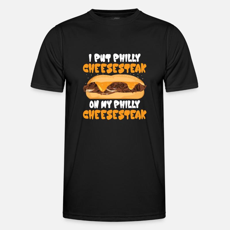 Philly Cheesesteak Sandwich Männer Funktions-T-Shirt