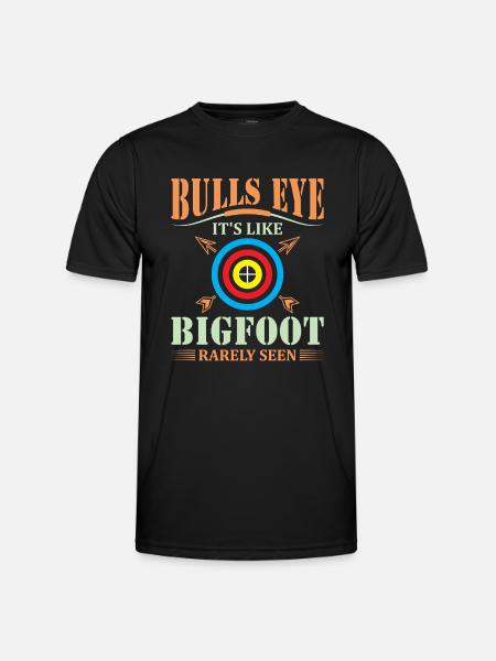 Bogenschießen Bogenschütze - Männer Funktions-T-Shirt - Schwarz