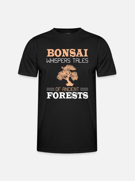 Bonsai Tree - Männer Funktions-T-Shirt - Schwarz