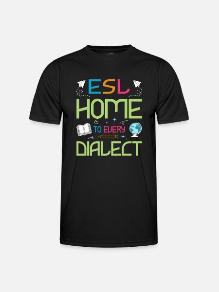 ESL-Lehrer ESL Unterricht - Männer Funktions-T-Shirt - Schwarz