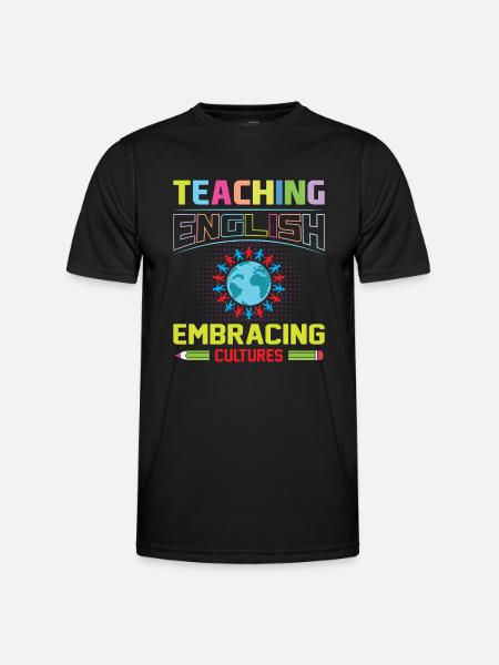 ESL-Lehrer ESL Unterricht - Männer Funktions-T-Shirt - Schwarz