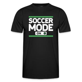 Fußball Mode Fußballspieler Fußballer - Männer Funktions-T-Shirt - Schwarz - Vorne - AI Model Male 178 dark (178cm)