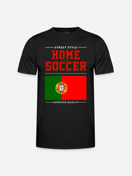 Home of Soccer - Men's Functional T-Shirt - black
