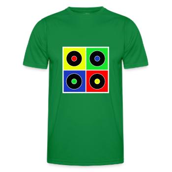 vinyle - T-shirt sport Homme - vert - Devant - AI Model Male 178 dark (178cm)