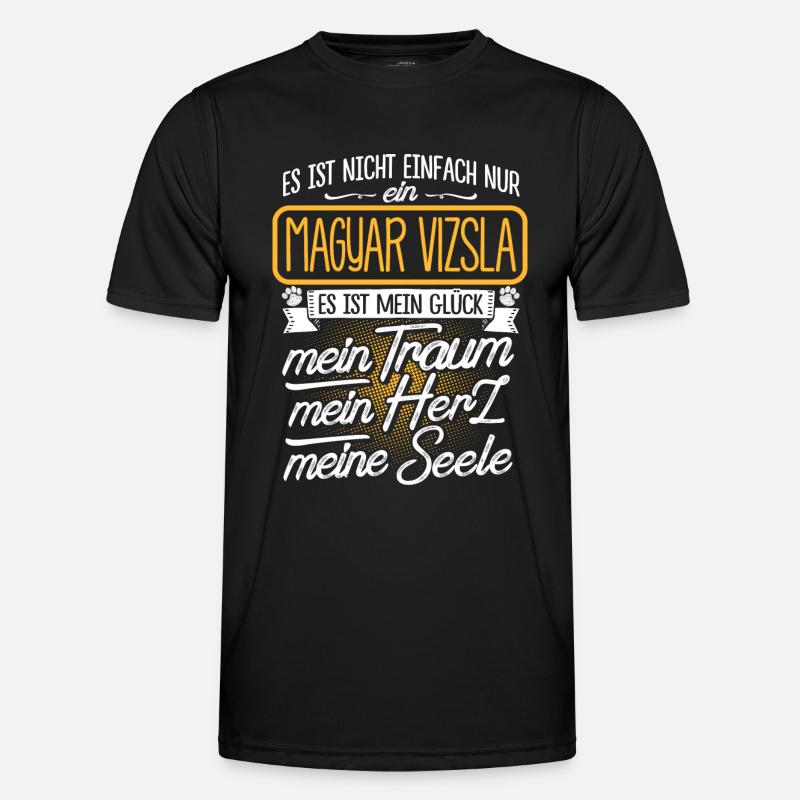 MAGYAR-VIZSLA - Traum - Männer Funktions-T-Shirt - Schwarz