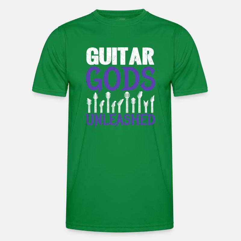 Guitar Gods Unleashed - Gitarrendesign Männer Funktions-T-Shirt