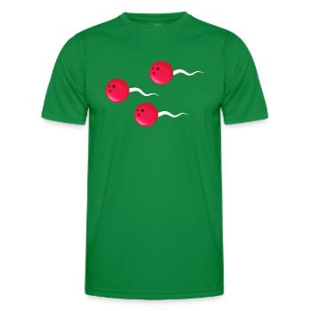 bowling bowlingkugel strike bowling-dna xxx - Männer Funktions-T-Shirt - Kelly Green - Vorne - AI Model Male 178 dark (178cm)