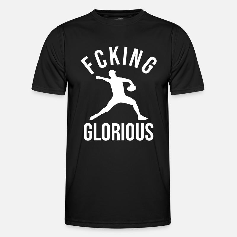 Cool baseball player - Men's Functional T-Shirt - black