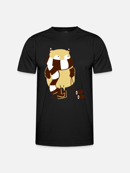 Frostii Monster - Männer Funktions-T-Shirt - Schwarz