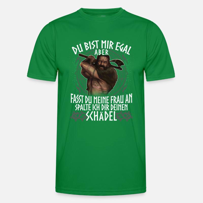 Wikinger - Schädel Männer Funktions-T-Shirt