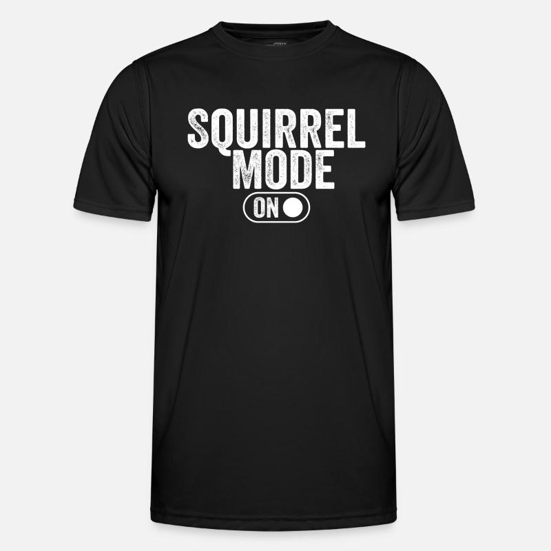 Squirrel mode on - Men's Functional T-Shirt - black