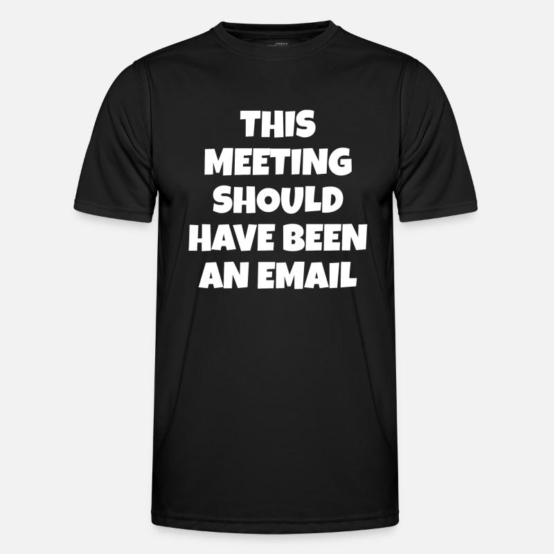 Office Saying Work colleague - Men's Functional T-Shirt - black