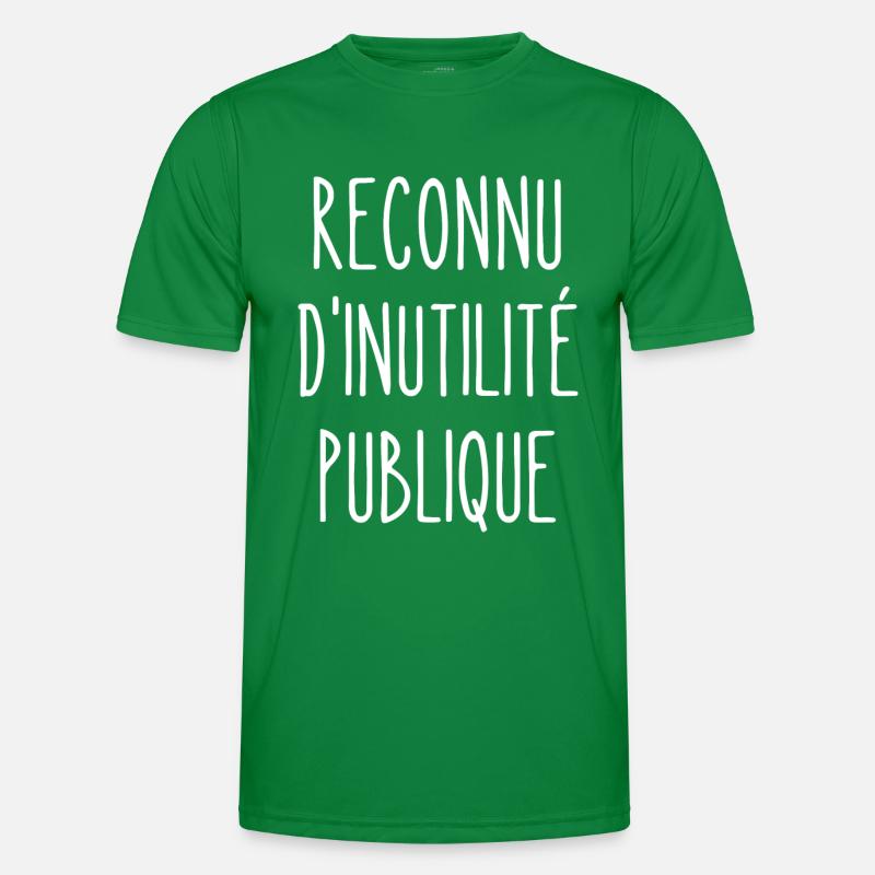 reconnu d'inutilité publique T-shirt sport Homme
