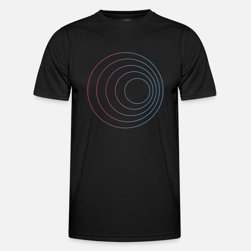 Doppler-Effekt Männer Funktions-T-Shirt