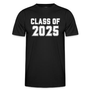Class Of 2025 - Männer Funktions-T-Shirt - Schwarz - Vorne - AI Model Male 178 dark (178cm)
