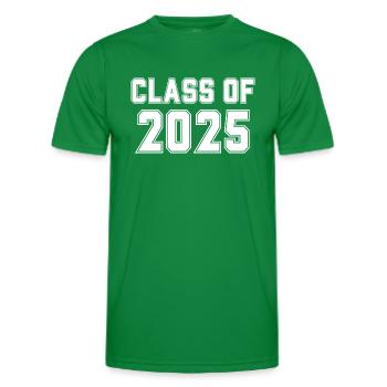 Classe de 2025 - T-shirt sport Homme - vert - Devant - AI Model Male 178 dark (178cm)