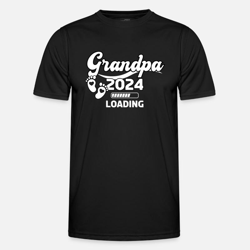 Grandpa 2024 Loading - Men's Functional T-Shirt - black