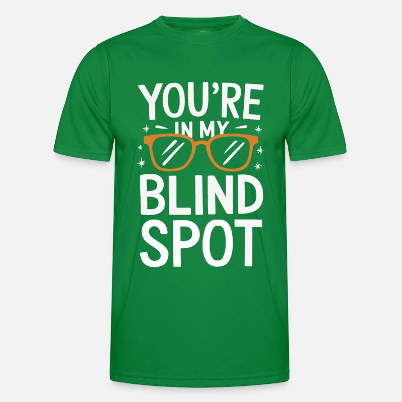 Blinde Blindheit Sehbehinderte Menschen Männer Funktions-T-Shirt
