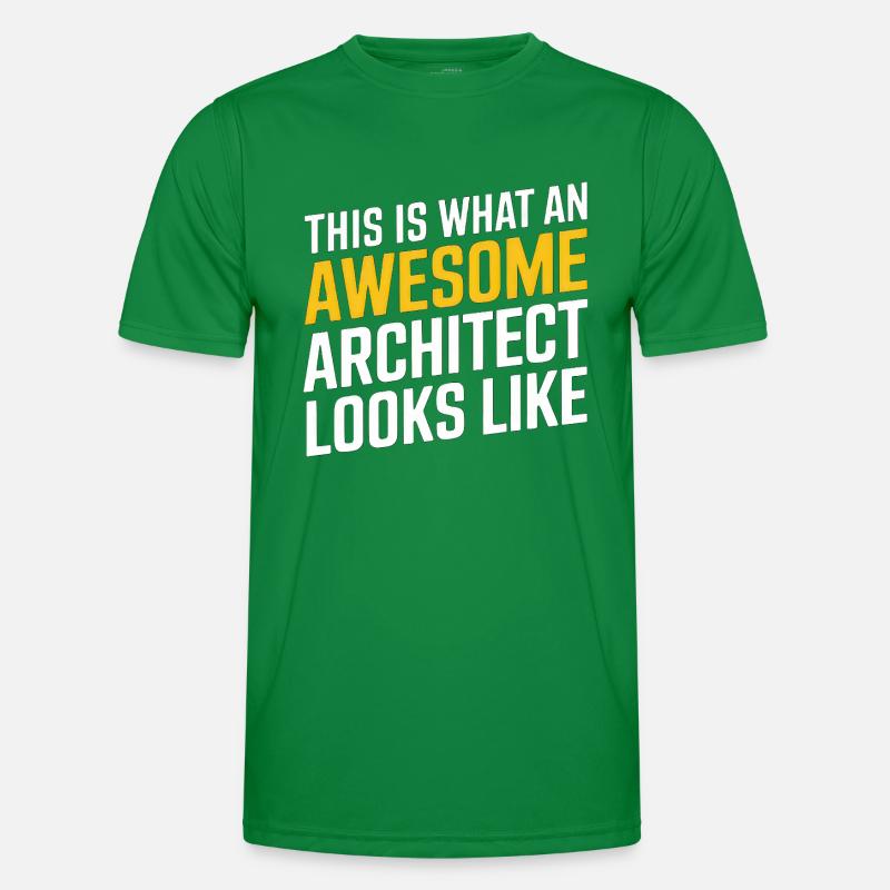 This Is What An Awesome Architect Looks Like Men's Functional T-Shirt