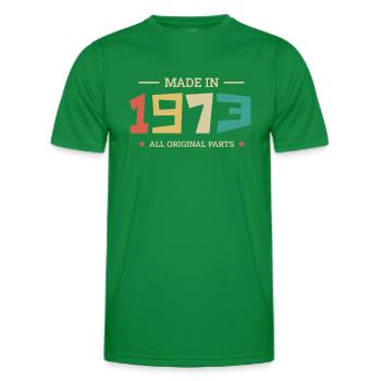 Legendary Since 1973 Original 1973 - Men's Functional T-Shirt - kelly green - Front - AI Model Male 178 dark (178cm)