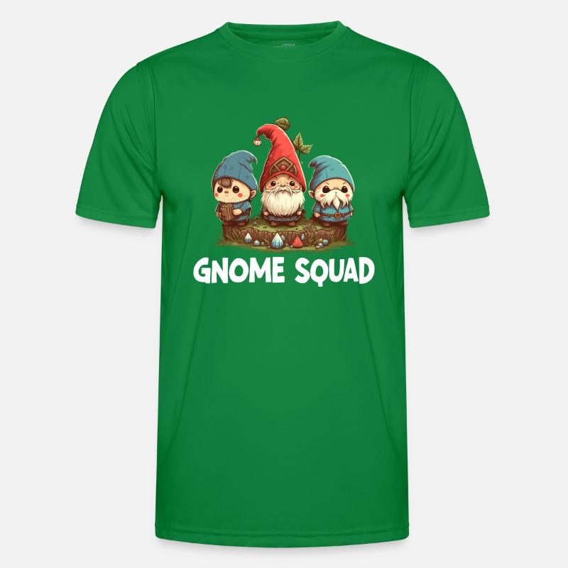 Gnome Squad Männer Funktions-T-Shirt