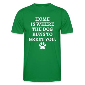 Cooler Hundespruch - Männer Funktions-T-Shirt - Kelly Green - Vorne - AI Model Male 178 dark (178cm)