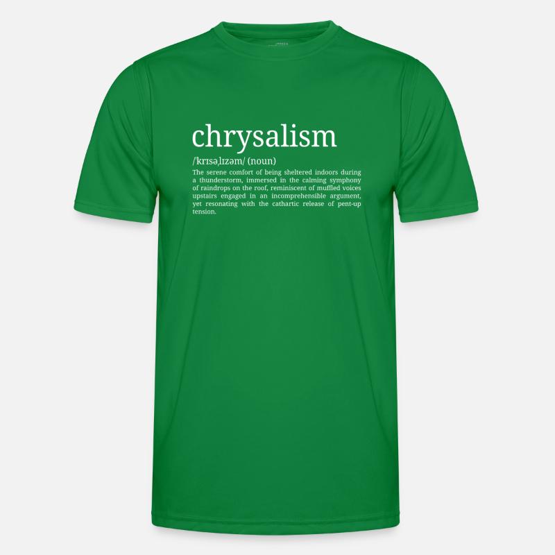 Chrysalism - Dictionary Definition Men's Functional T-Shirt