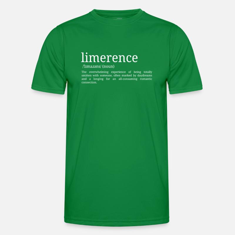 Limerence - Wörterbuch Definition Männer Funktions-T-Shirt