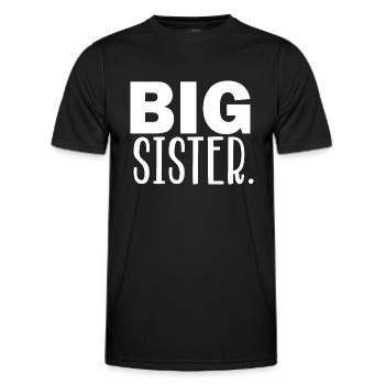 big sister - T-shirt sport Homme - noir - Devant - AI Model Male 178 dark (178cm)