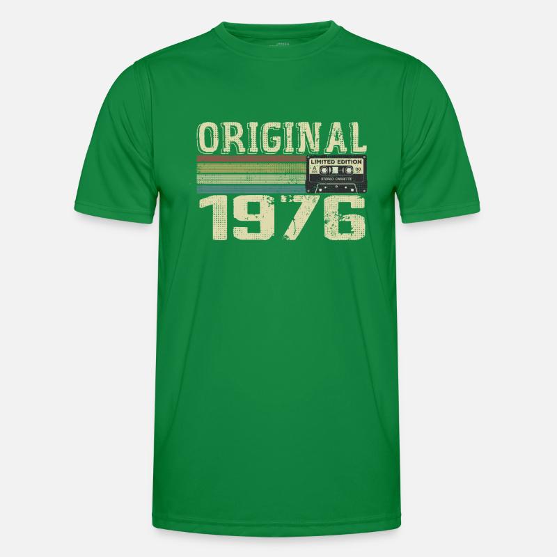 1976-Geburtstagsfeiern - Retro-1976-Geschenk Männer Funktions-T-Shirt
