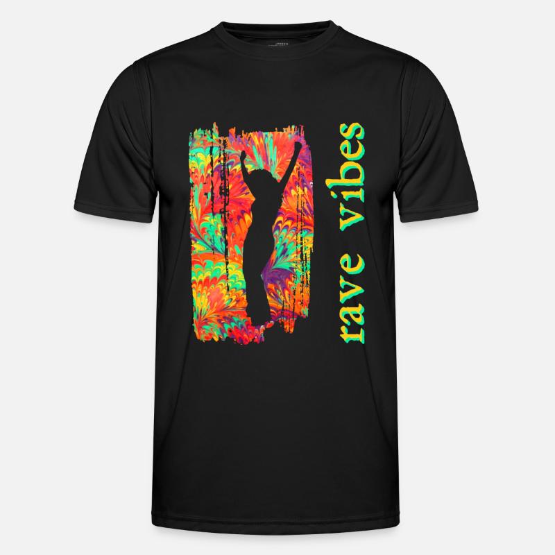 rave e 249 - Männer Funktions-T-Shirt - Schwarz