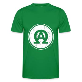 ALPHA OMEGA - T-shirt sport Homme - vert - Devant - AI Model Male 178 dark (178cm)