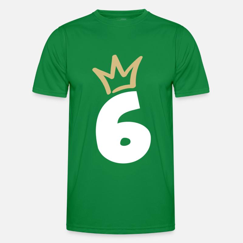 NUMMER SECHS 6 Krone Männer Funktions-T-Shirt