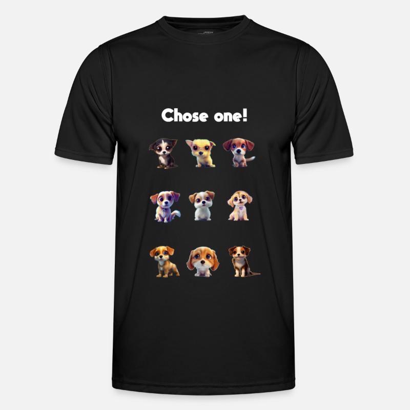 chose one 1 - Männer Funktions-T-Shirt - Schwarz