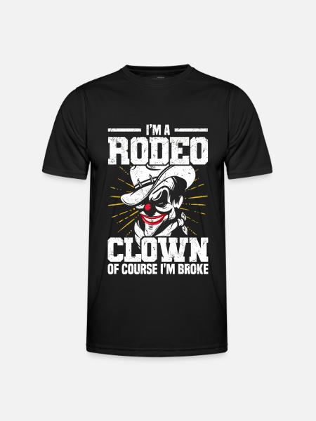 Rodeo - Männer Funktions-T-Shirt - Schwarz