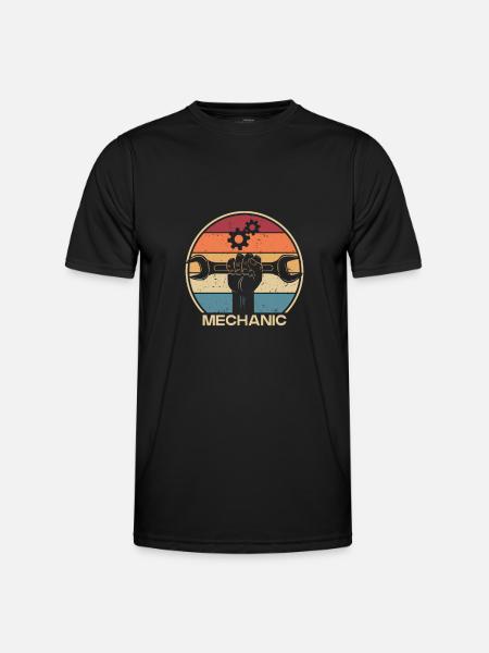 Mechatronics Engineer Automotive Technician Auto - Men's Functional T-Shirt - black