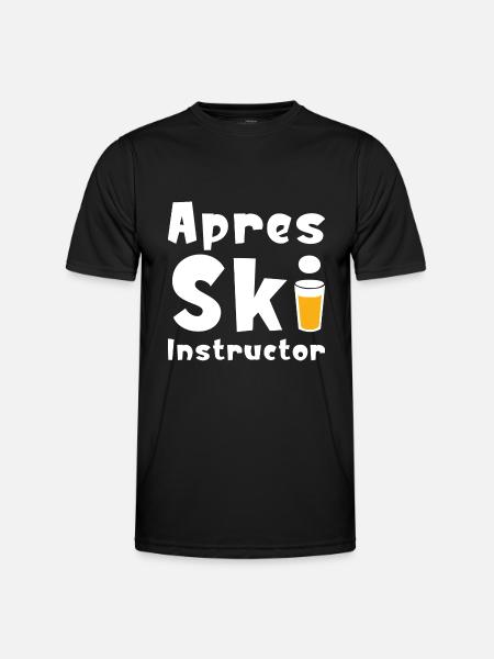Apres Ski Instructor - Men's Functional T-Shirt - black