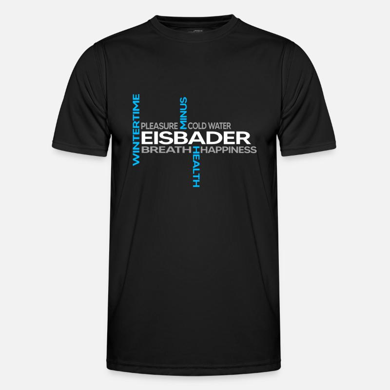winterbader eisbader polar arktis kältebad eisbad Männer Funktions-T-Shirt