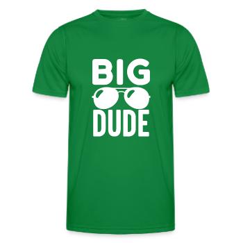 Grand mec - T-shirt sport Homme - vert - Devant - AI Model Male 178 dark (178cm)