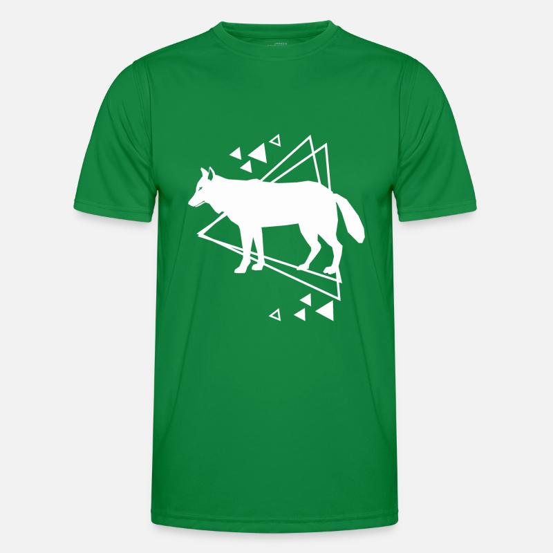 Wolf - Tierfreund Naturschutz Männer Funktions-T-Shirt