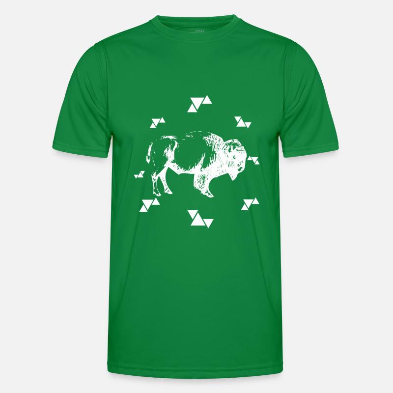 Bison - Büffel Männer Funktions-T-Shirt