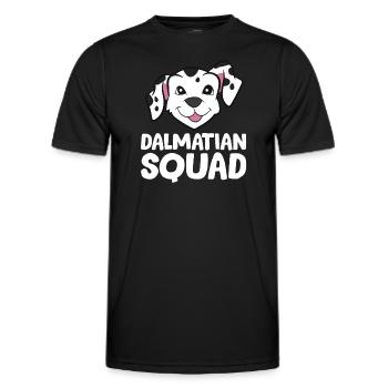 Dalmatians - Dalmatian Squad - Men's Functional T-Shirt - black - Front - AI Model Male 178 dark (178cm)