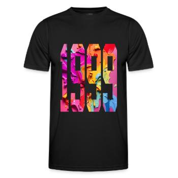 BUNT 27TH BIRTHDAY 1999 - Men's Functional T-Shirt - black - Front - AI Model Male 178 dark (178cm)