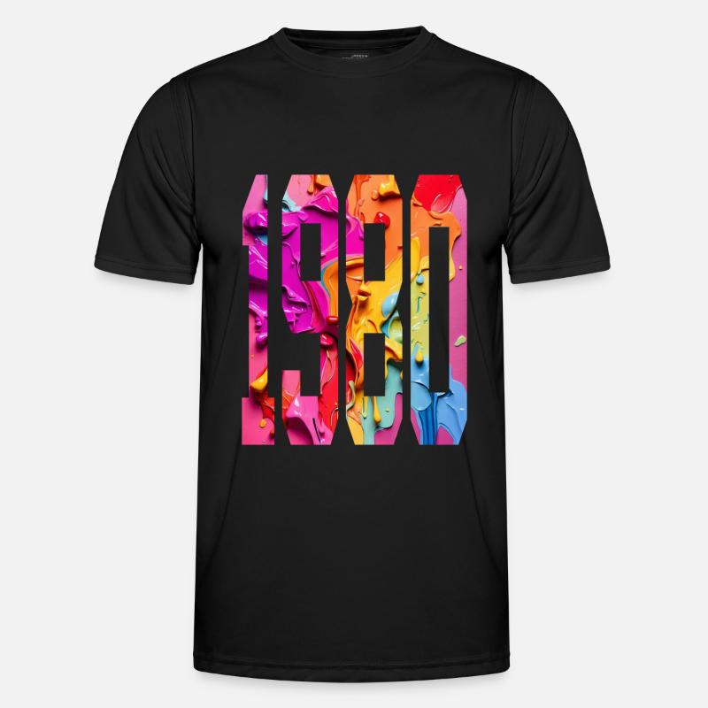 BUNT 46. GEBURTSTAG 1980 Männer Funktions-T-Shirt